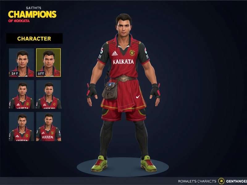 Champions Of Kolkata Character Customization